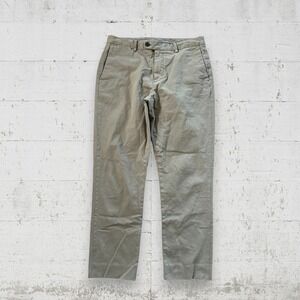 Bonobos Pants Mens 33x32 (Hemmed 33x28) Beige Olimpias Fabric Italy